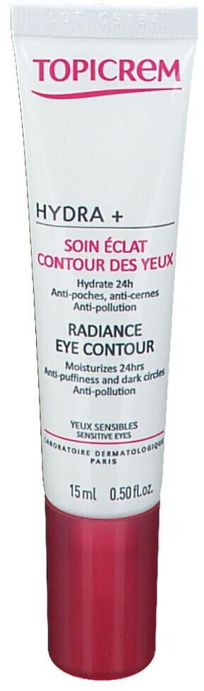 Topicrem Hydra+ soin éclat contour des yeux (15 ml)