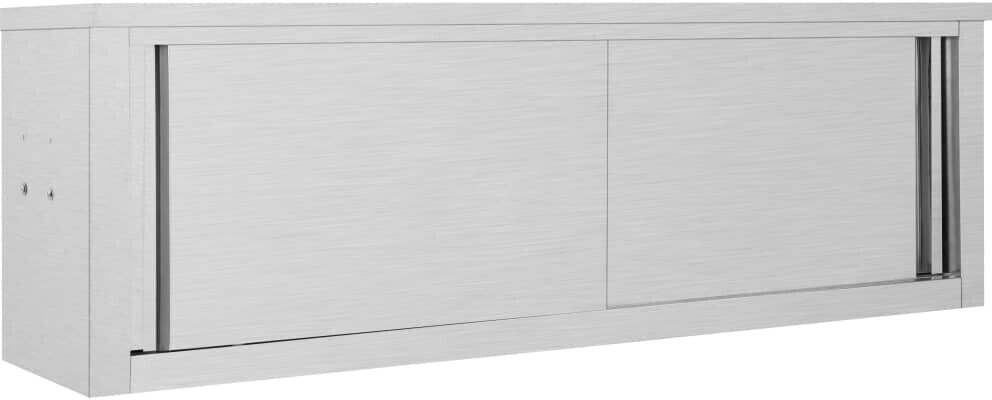 vidaXL Armoire de cuisine avec portes coulissantes 150 x 40 cm inox
