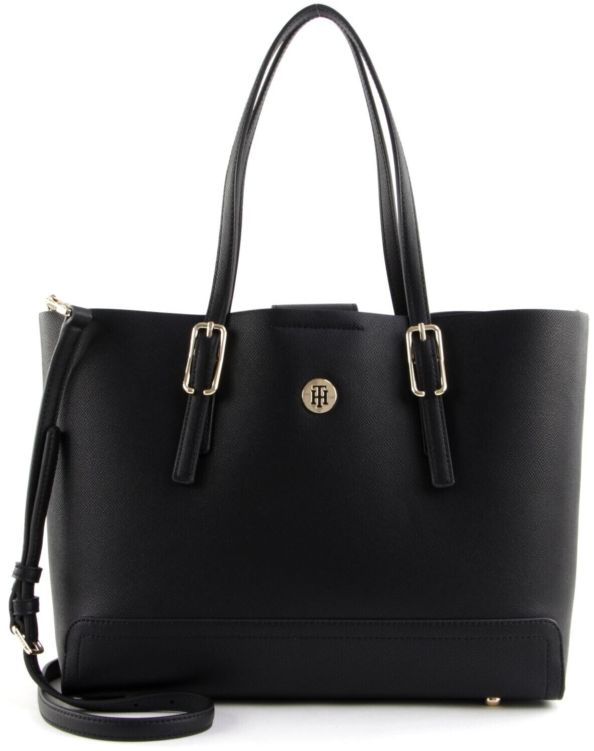 Buy Tommy Hilfiger Monogram Medium Tote Bag (AW0AW09657) black from £ ...