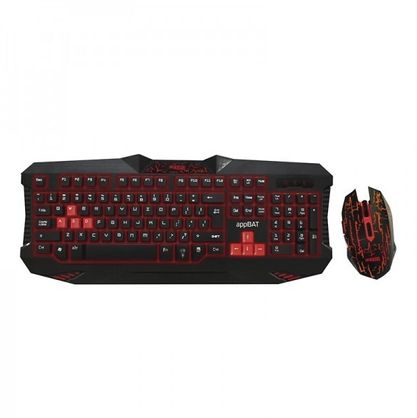 Approx APPBAT Gaming Mouse + Keyboard (ES - Black)
