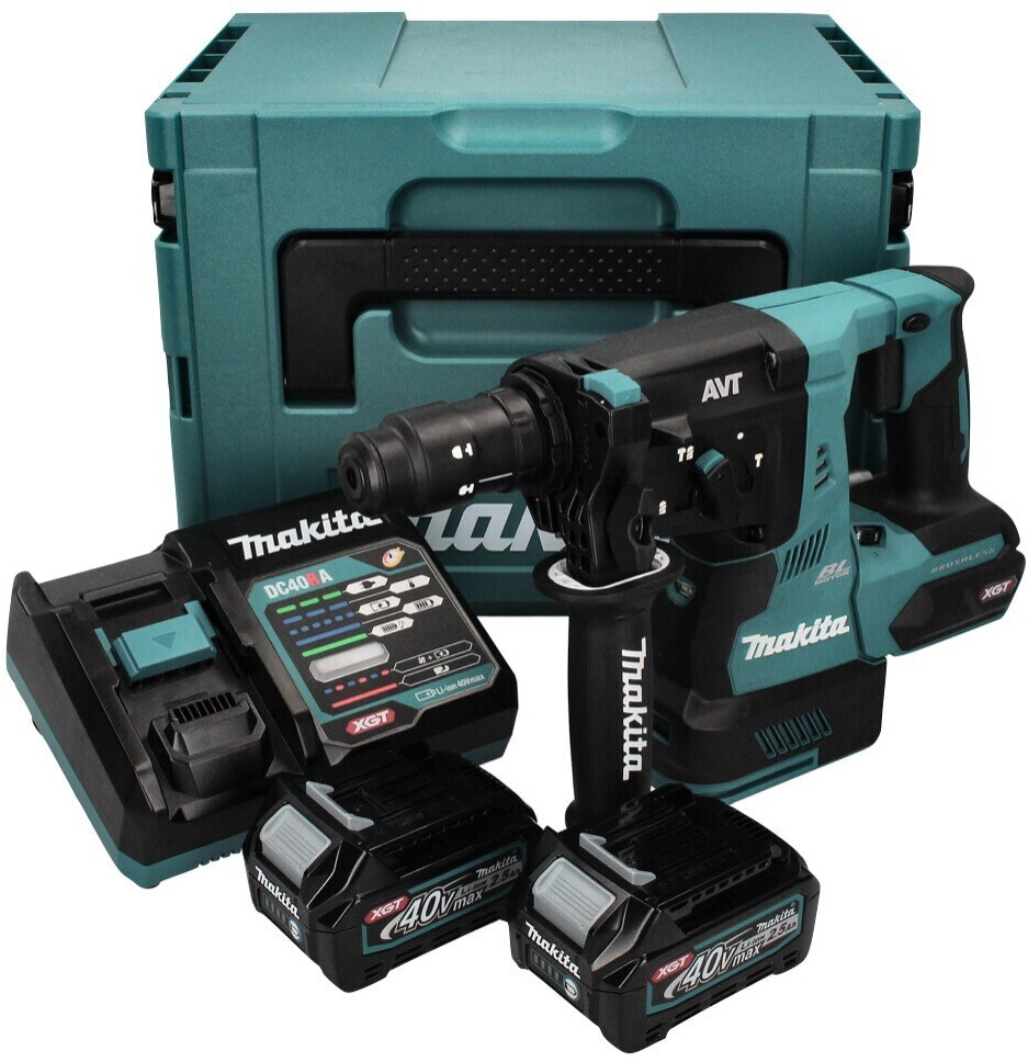 Makita HR004GD201 (2 x BL 4025 40 V 2.5 Ah XGT + Makpac + Charger)