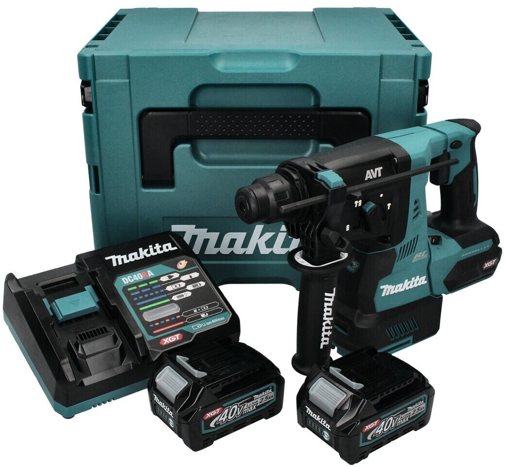 Photos - Drill / Screwdriver Makita HR003GD201  (2 x BL 4025 40 V 2,5Ah + Makpac + Charger)