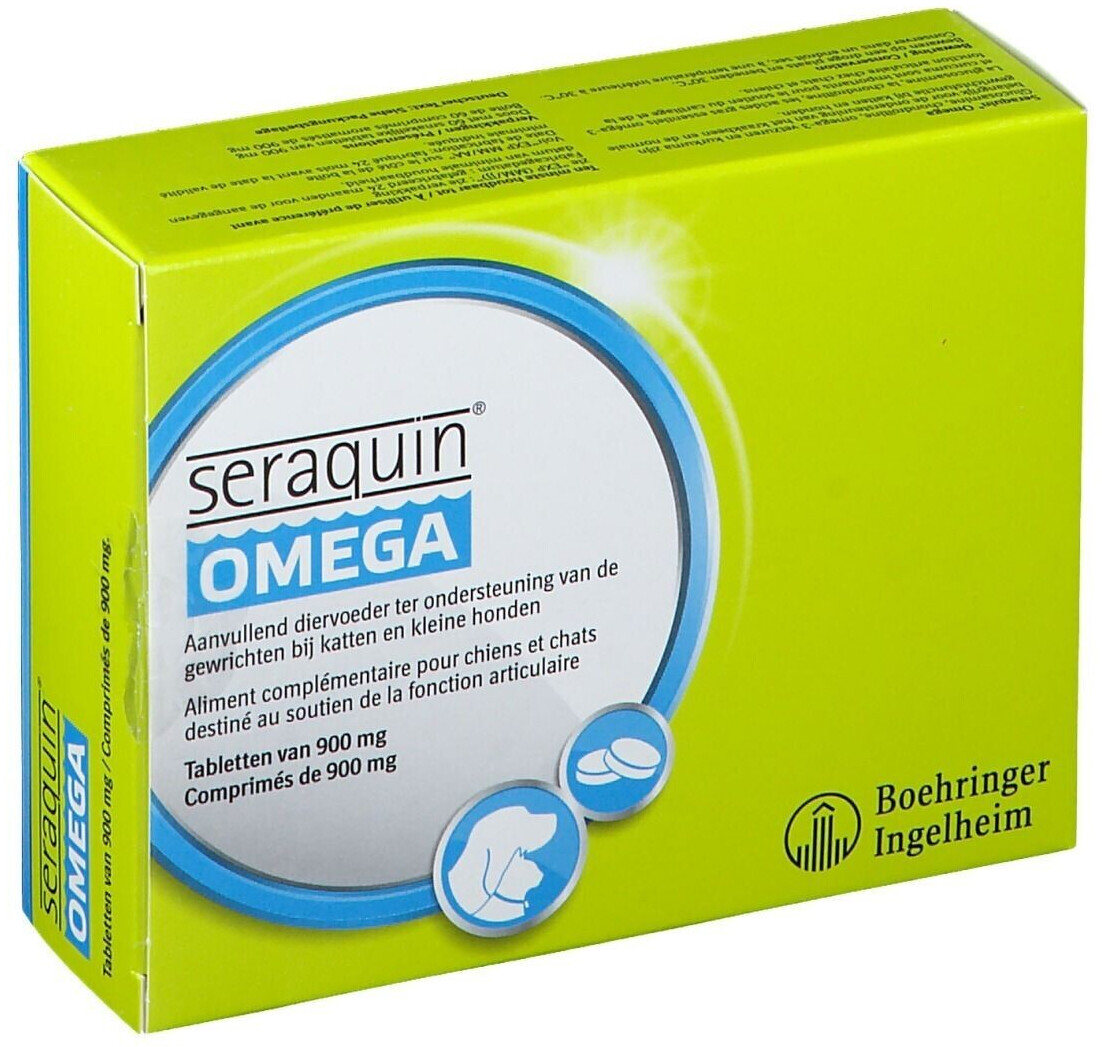 Boehringer Ingelheim Seraquin Omega pour chiens et chats 60 comprimés