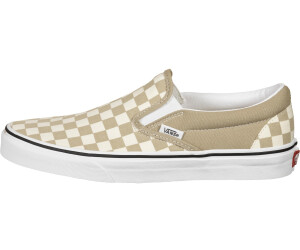 vans tan and white checkered
