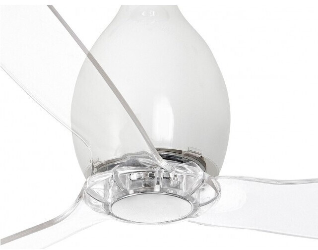 Faro Barcelona Mini Eterfan LED blanc brillant/transparent