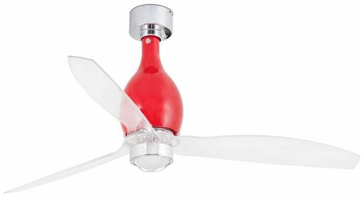 Faro Barcelona Mini Eterfan LED rouge brillant/transparent