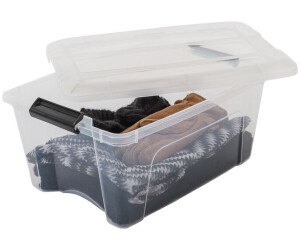 IRIS 6er-Set stapelbare Aufbewahrungsboxen 'Top Box' mit Deckel und Klickvers... 