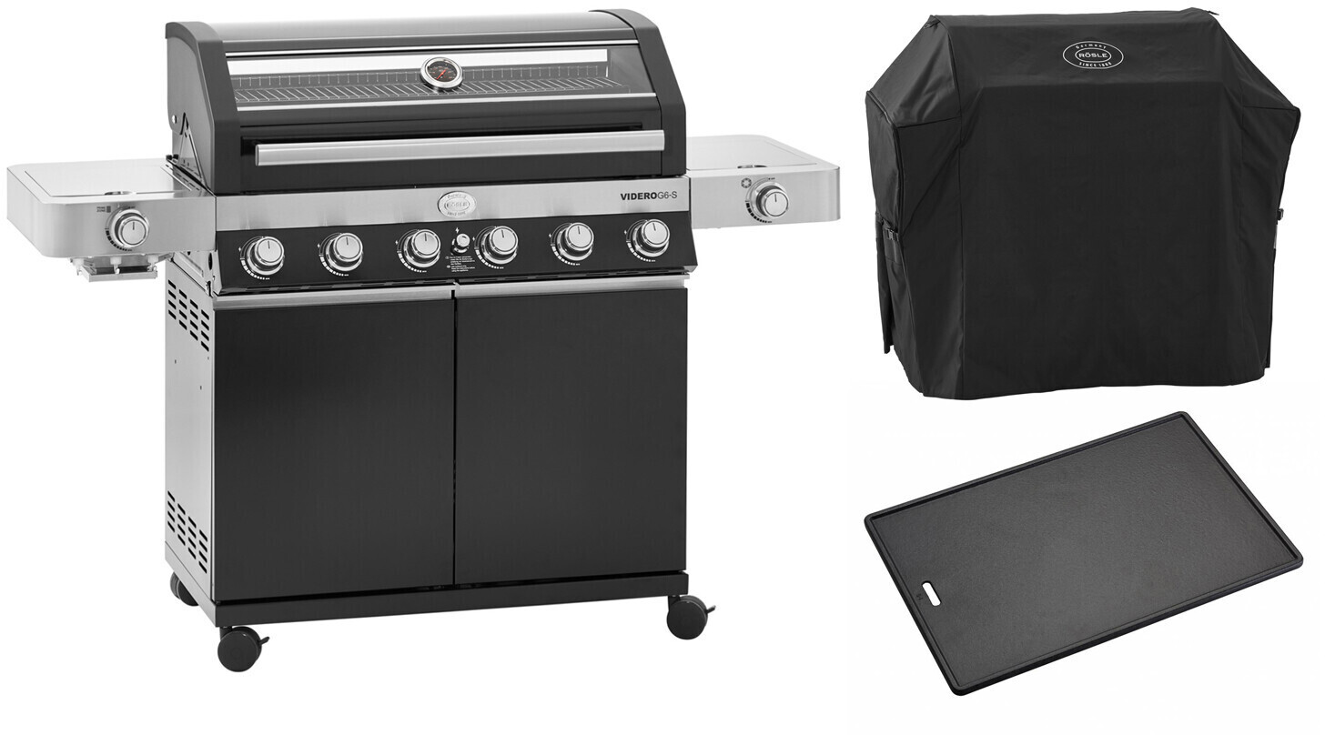 Copertura Protettiva Per Barbecue A Gas RÖSLE VIDERO G6/G6-S - Poliestere Con Rivestimento PU, Impermeabile