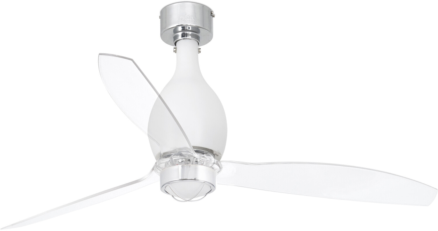Faro Barcelona Mini Eterfan LED Smart blanc mat/transparent