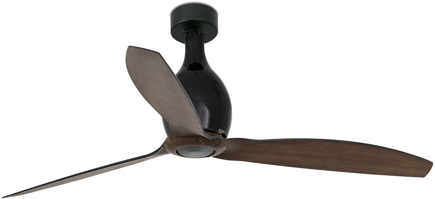 Faro Barcelona Mini Eterfan noir mat/bois