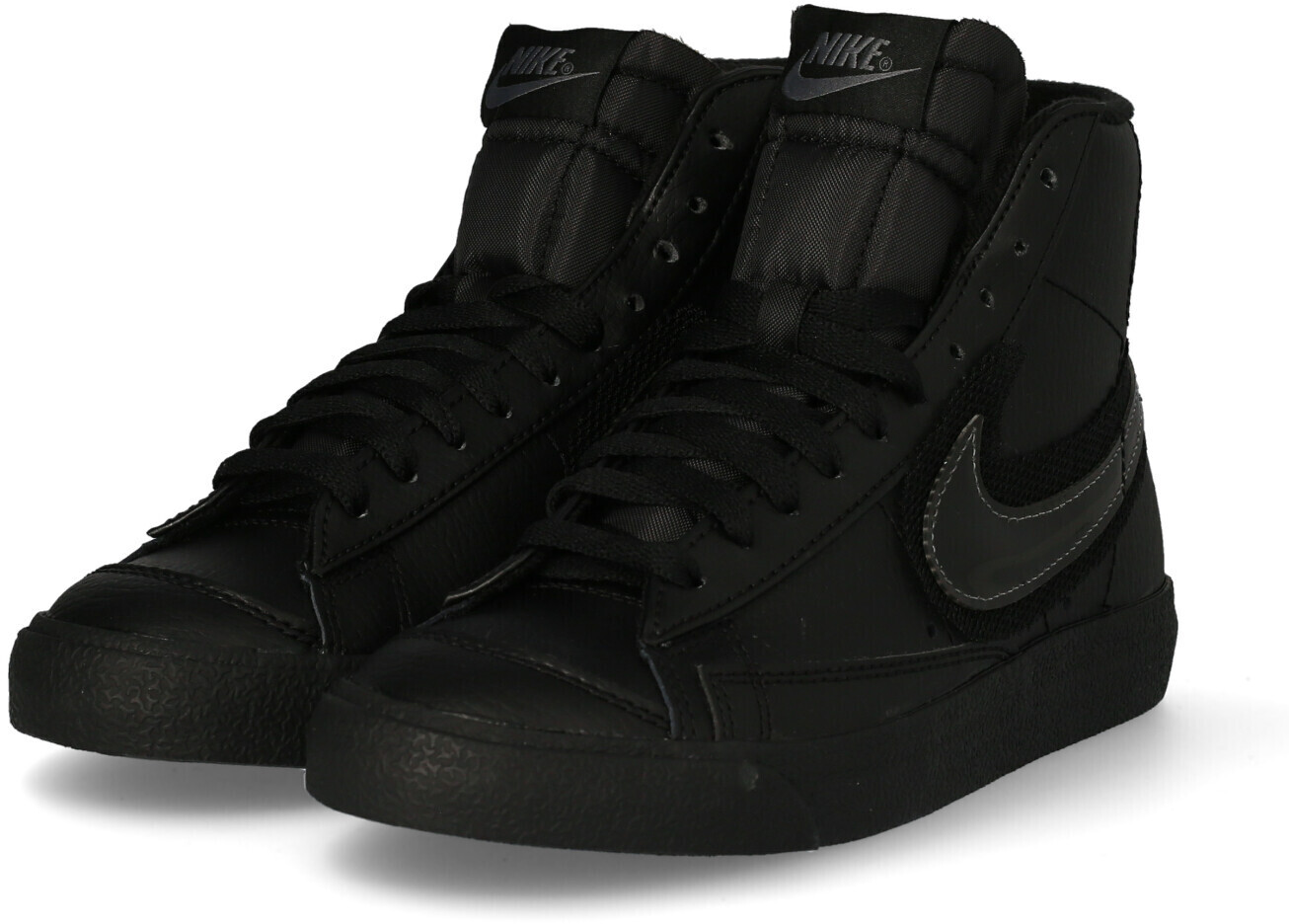 gray and black nike blazers