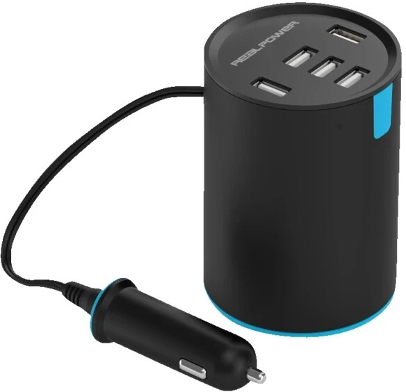 RealPower 195445 Tube 5 Car Charger