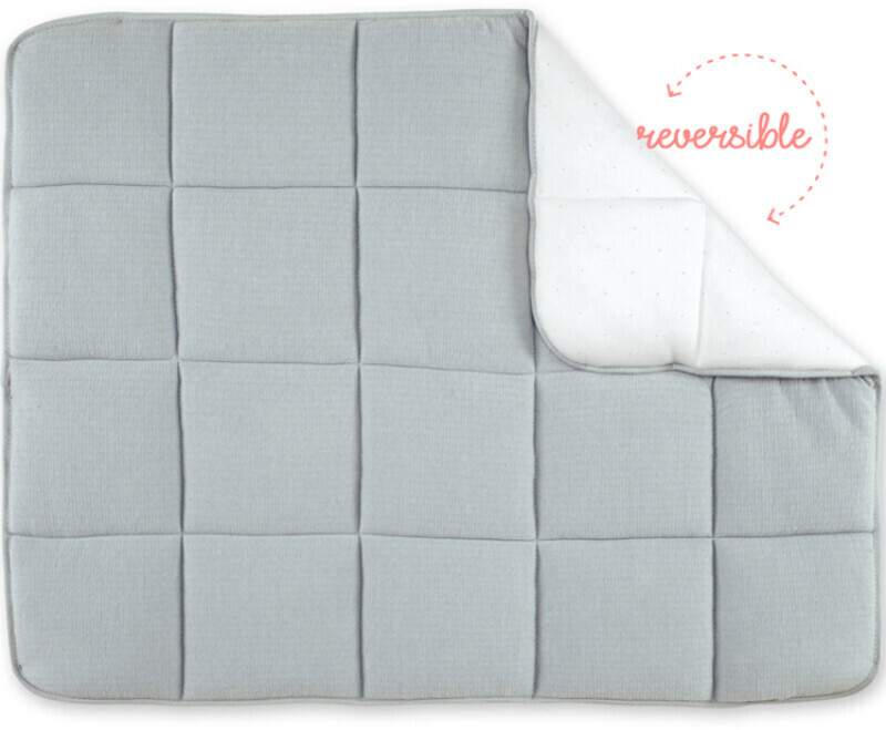 Bemini Tapis de parc 75 x 95 cm pady tetra jersey + jersey Gris Moyen