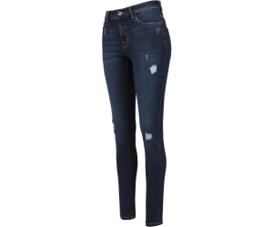 Urban Classics Ladies Ripped Denim Pants Damen Hose darkblue TB1362-00800 Jeans 