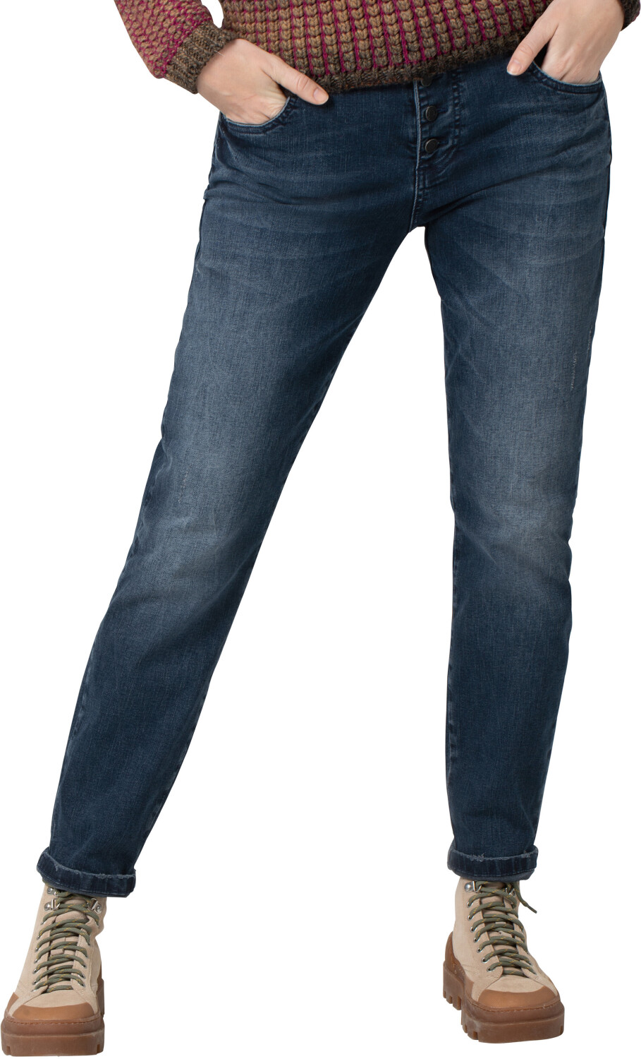 Timezone Regular Jillytz Women's Shorts, Blue Denim Wash 3041