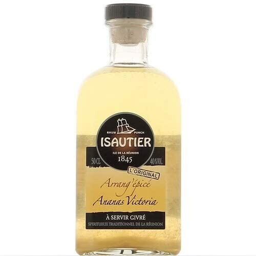 Isautier Arrangé Ananas épicé 40 % 0,5 L