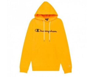 champion script hoodie yellow