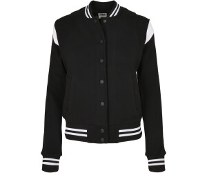 Urban Classics Ladies Preisvergleich black/white Jacket | bei Sweat 36,79 ab Organic (TB3776-00826-0037) Inset € College
