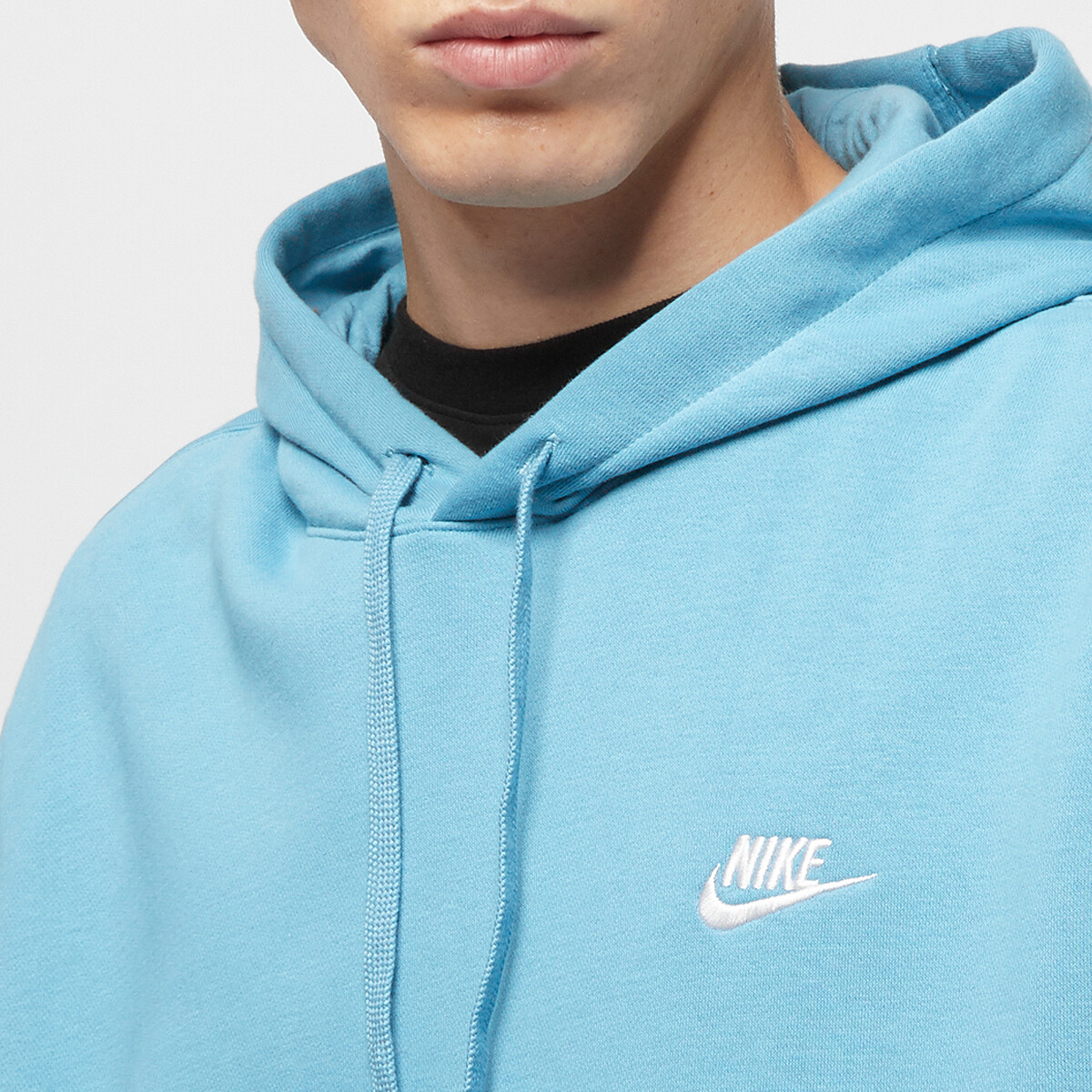 Nike club hoodie cerulean clearance