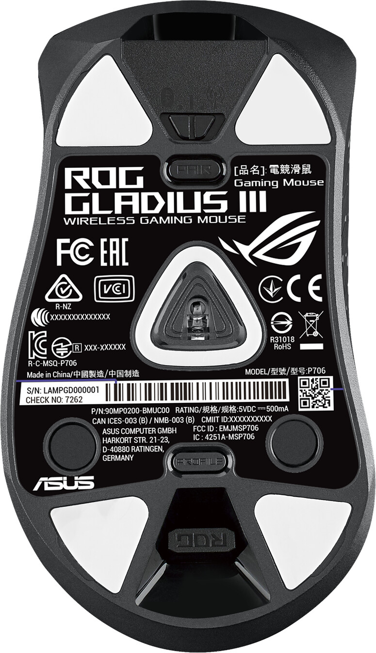 Asus ROG Gladius III Wireless : meilleur prix, test et actualités - Les  Numériques