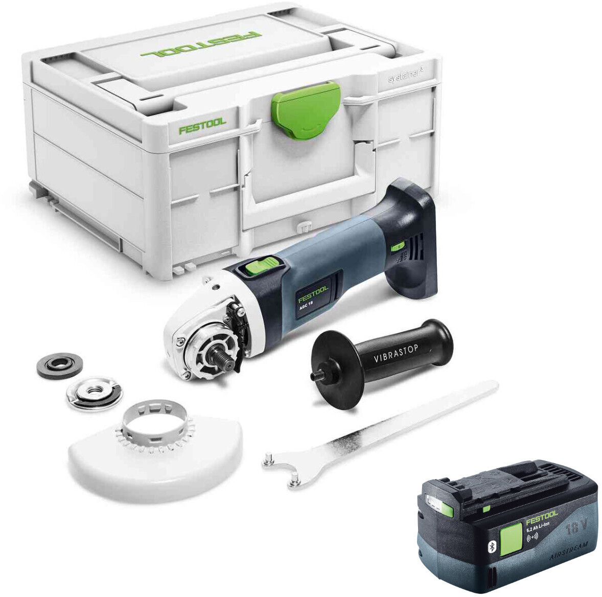Festool AGC 18-125 Li (577031) 5,2 Ah Battery + systainer