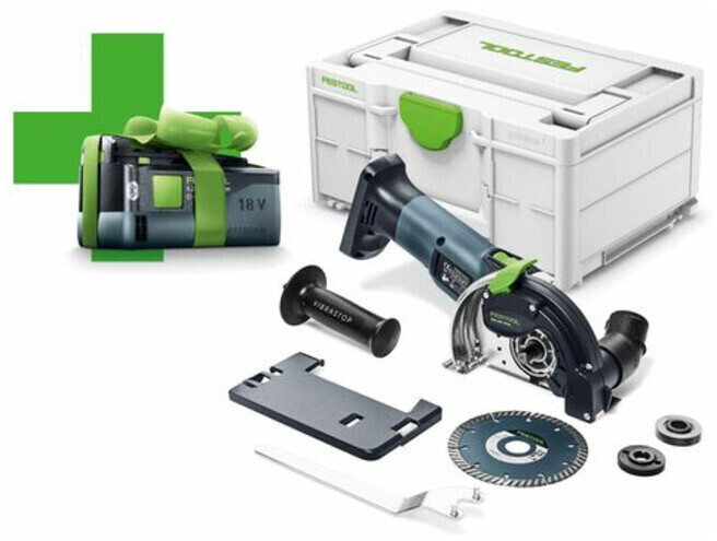 Festool DSC-AGC 18-125 FH Li (577032) + 5,2 Ah Battery + systainer