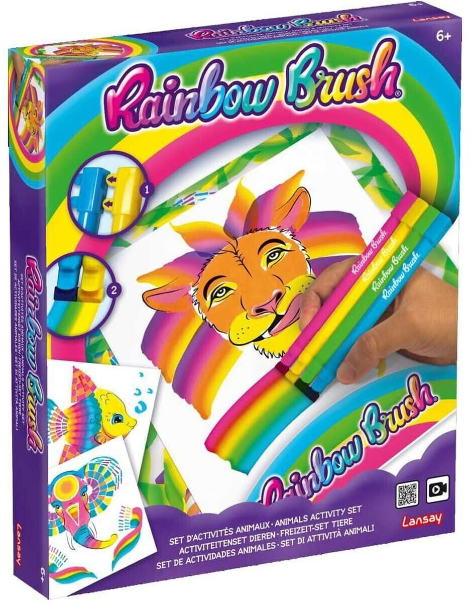 Lansay Rainbow Brush Set d'activités animaux