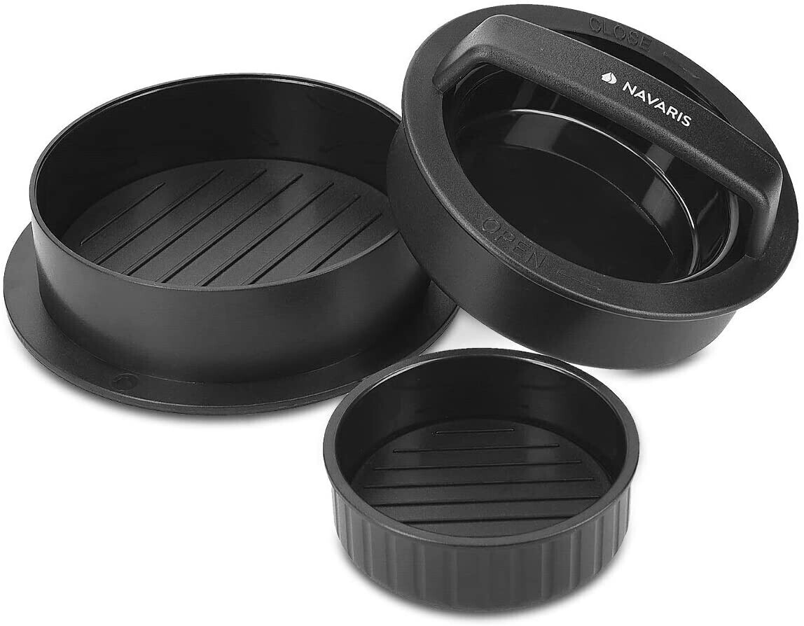 Navaris 2-en-1 presse hamburger (44178)