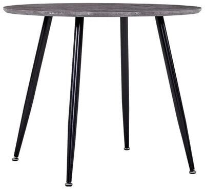 vidaXL Dining Table Round MDF