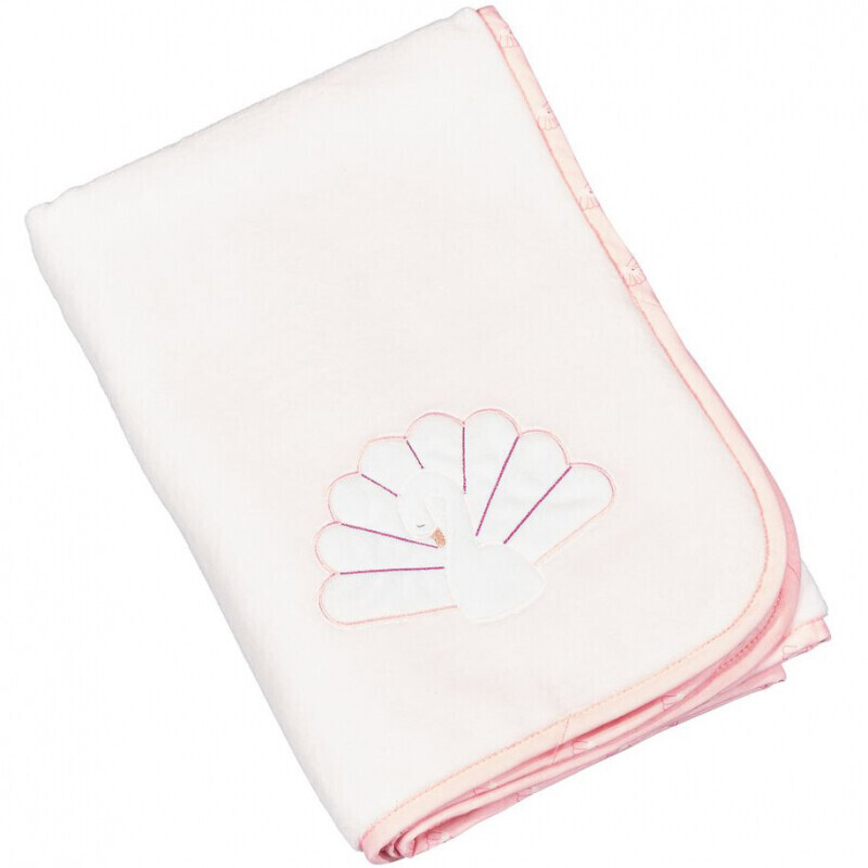 Sauthon Couverture Baby Swan 75 x 100 cm