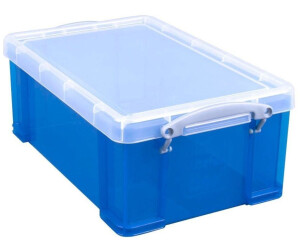 Really Useful Box 9 Liter Aufbewahrungsbox Transp./Blau 39,5 x 25,5 x 15,5cm 