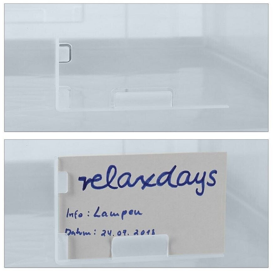 relaxdays Klappbox 2 x Transparente Transportbox mit Deckel