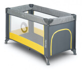 Lit de voyage 2 en 1 Lionelo Stefi Grey Concrete Multicolor