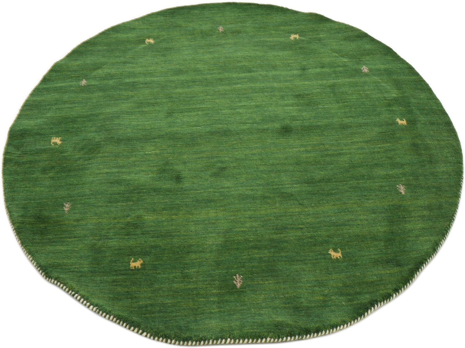 carpetfine Gabbeh Uni 150 x 1,5 cm grün (10339517) ab 189,99 €
