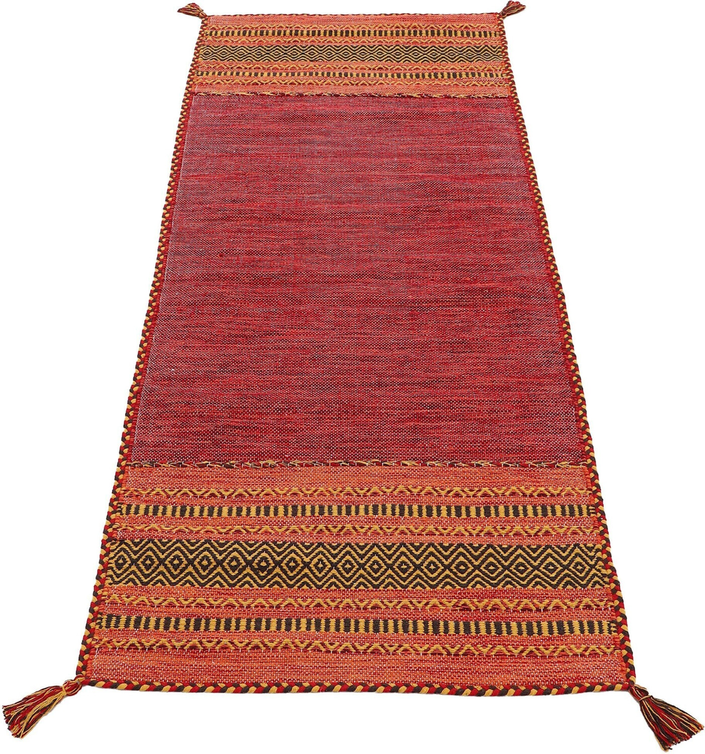 carpetfine Kelim Azizi 300 (17430035) ab Preisvergleich 0,5 | 80 rot bei x x 78,35 € cm