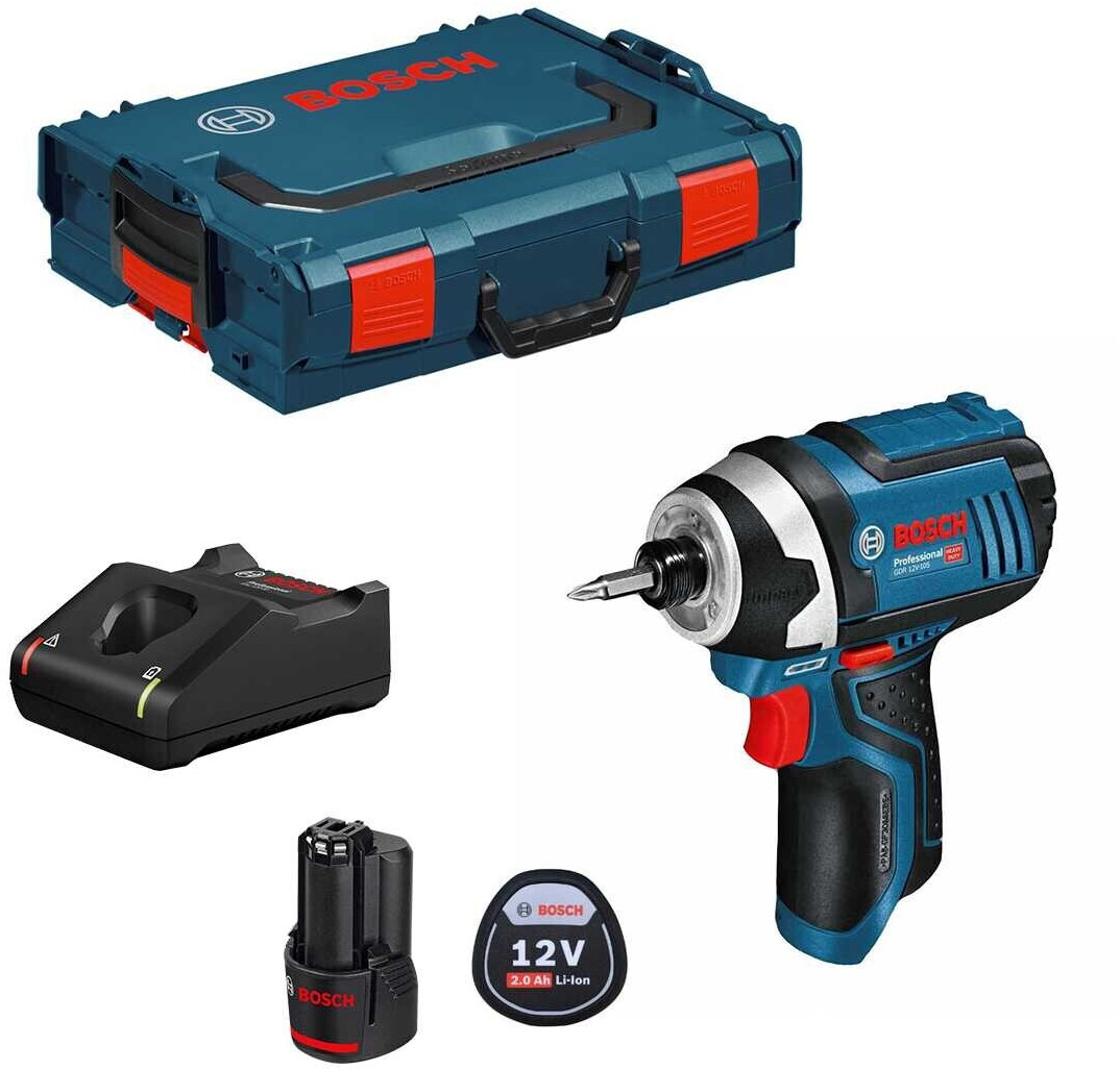 Bosch GDR 12V-105 Professional (1 x 2.0 Ah + Quick Charger) in L-Boxx 102
