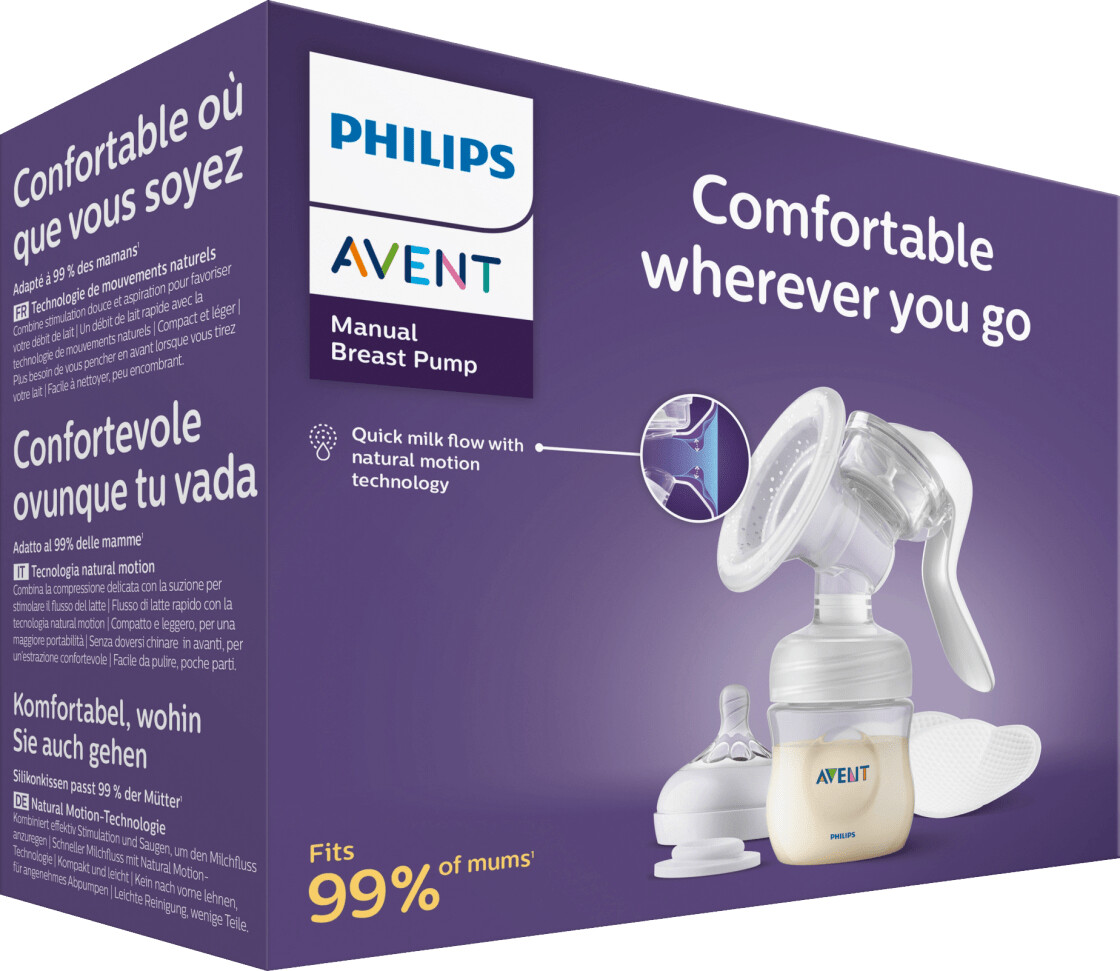 Philips Avent Breast Pumps SCF430/30 + VIA Tire-lait + pot de