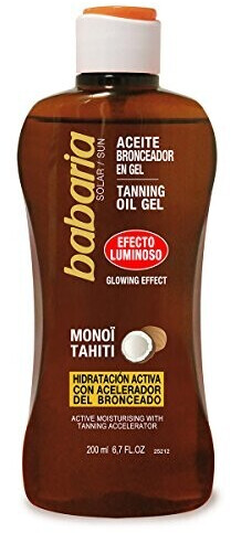 Photos - Sun Skin Care Babaria Babaria Tanning Gel Oil (200ml)