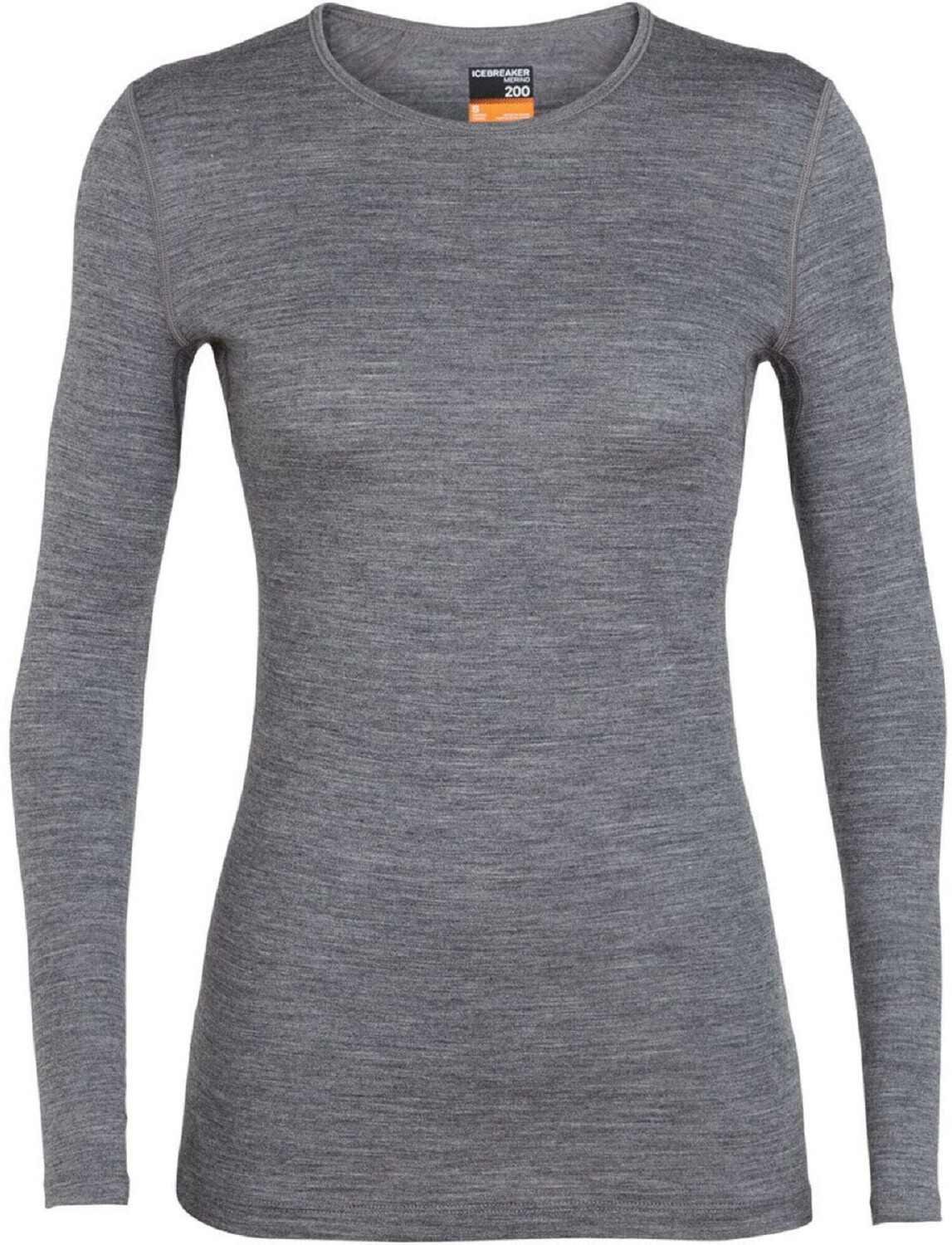 Icebreaker Women's Merino 200 Oasis Long Sleeve Scoop Neck Thermal Top gritstone