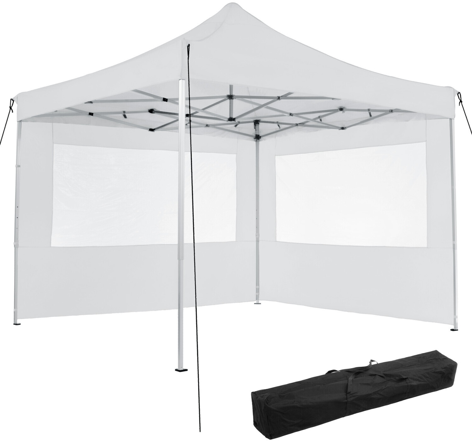 TecTake Foldable garden pavilion 3x3m with 2 side parts