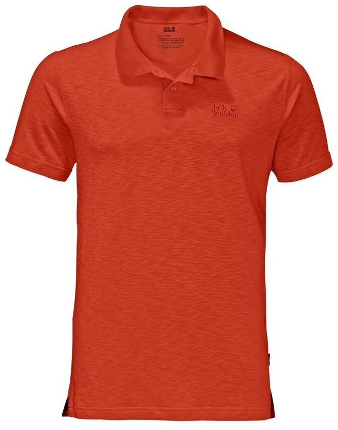 Jack Wolfskin JWP Polo M chili red