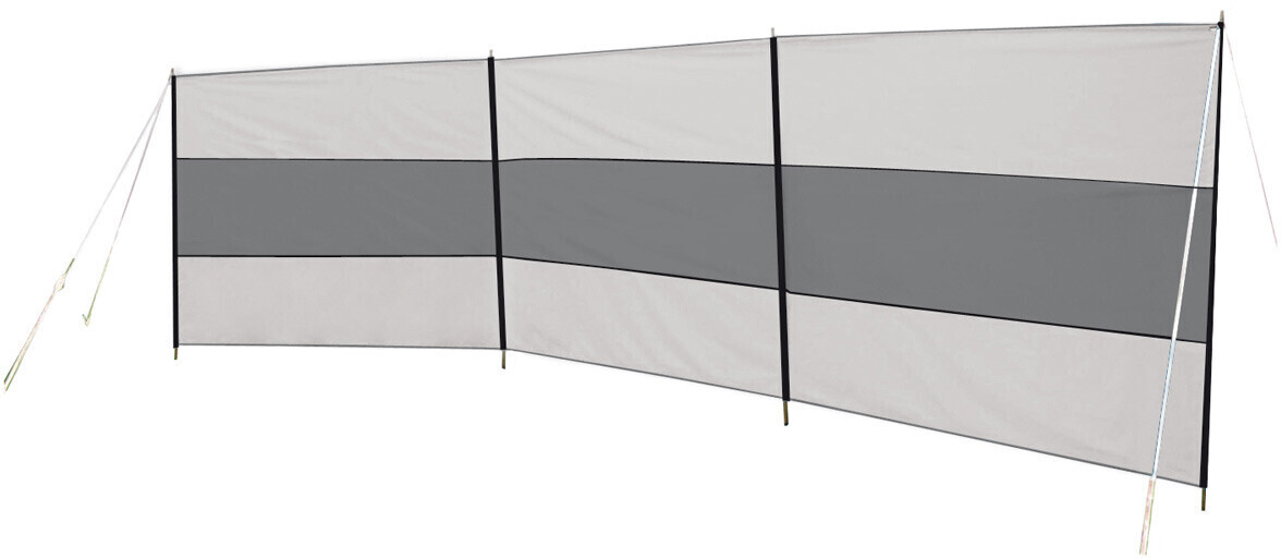 Bo-Camp Windbreak Brendan 3-compartment (500x140cm) grey