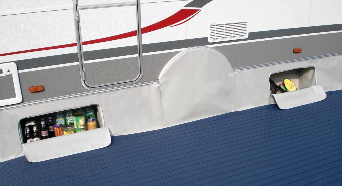 Hindermann Caravan Skirting with Storage