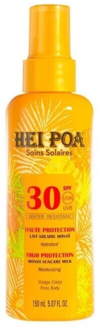 Hei Poa lait solaire Monoi SPF30 (150 ml)