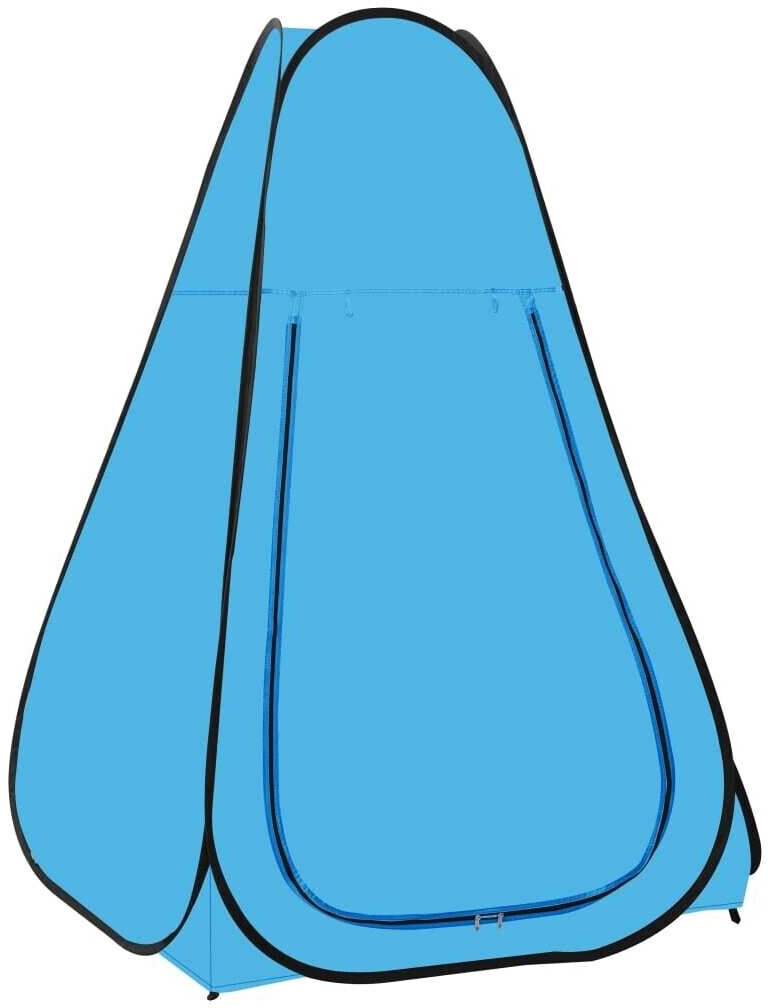 vidaXL Pop Up Shower Tent blue