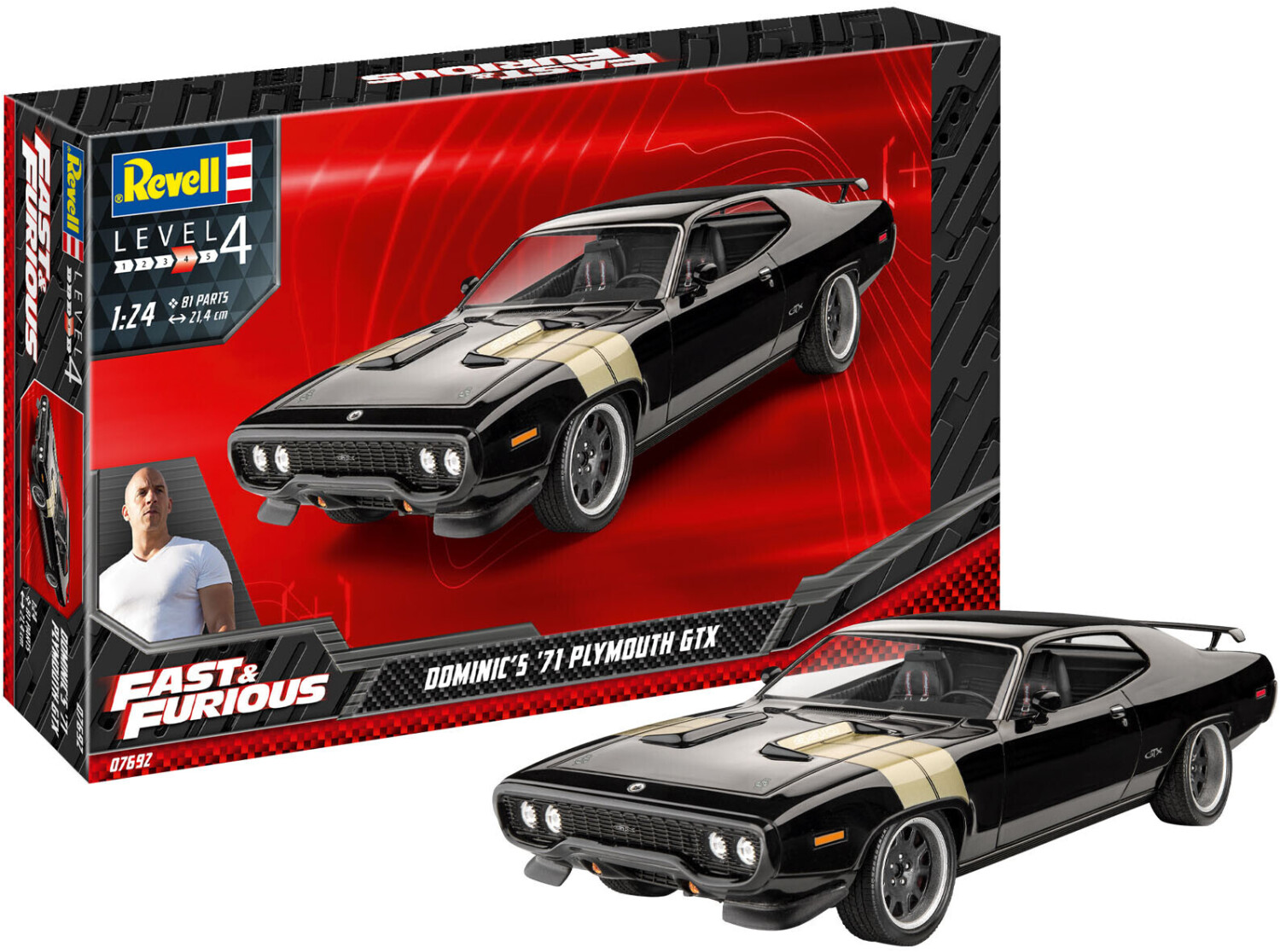Revell Fast & Furious - Dominic's 1971 Plymouth GTX (07692) ab 24,90 € | Preisvergleich bei idealo.de Revell Fast & Furious - Dominic's 1971 Plymouth GTX (07692) ab 24,90 € | Preisvergleich bei idealo.de