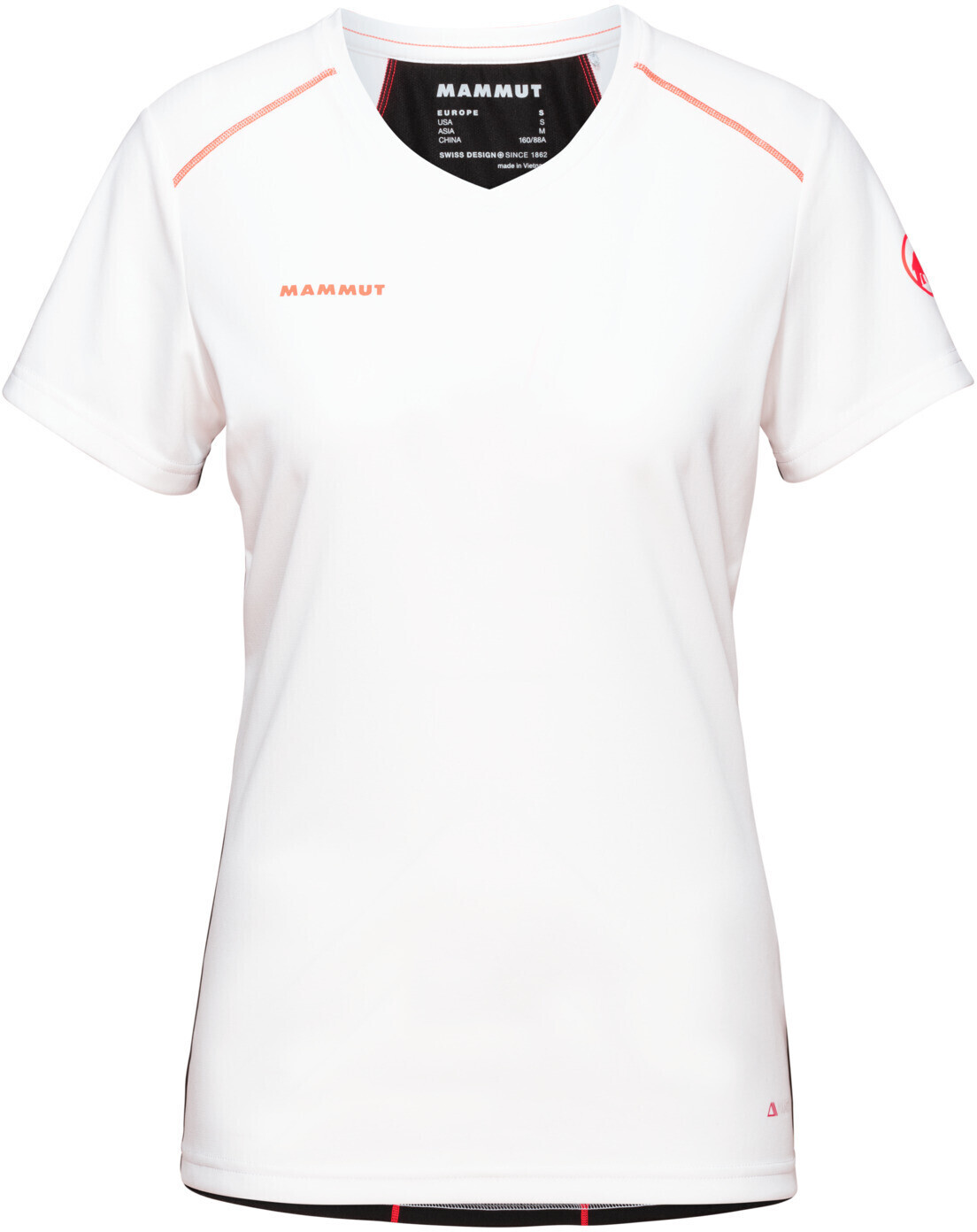 Mammut Sertig T-Shirt Women white black/vibrant orange1