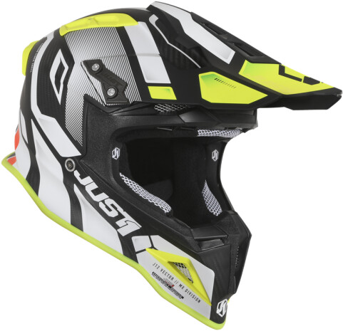 Just1 J12 Off Road Carbon VECTOR White/Fluo Yellow/Carbon