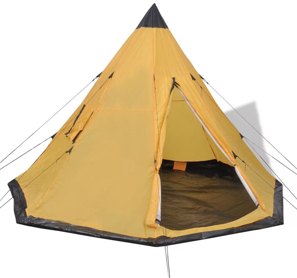 vidaXL Tipi 4P yellow
