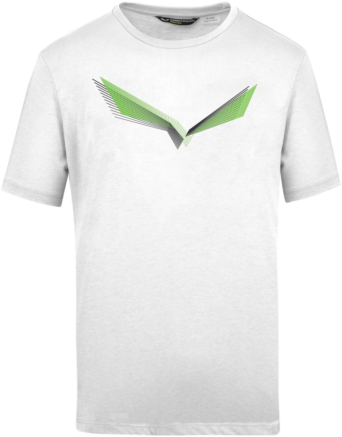 Salewa Lines Graphic Dry Men's T-Shirt optical white